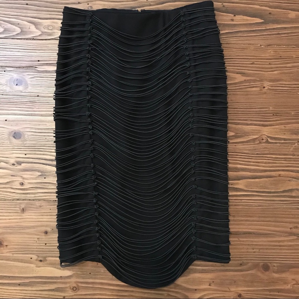 Byron Lars Bungee Designer Pencil Skirt